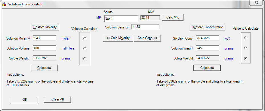 Solution from Scratch